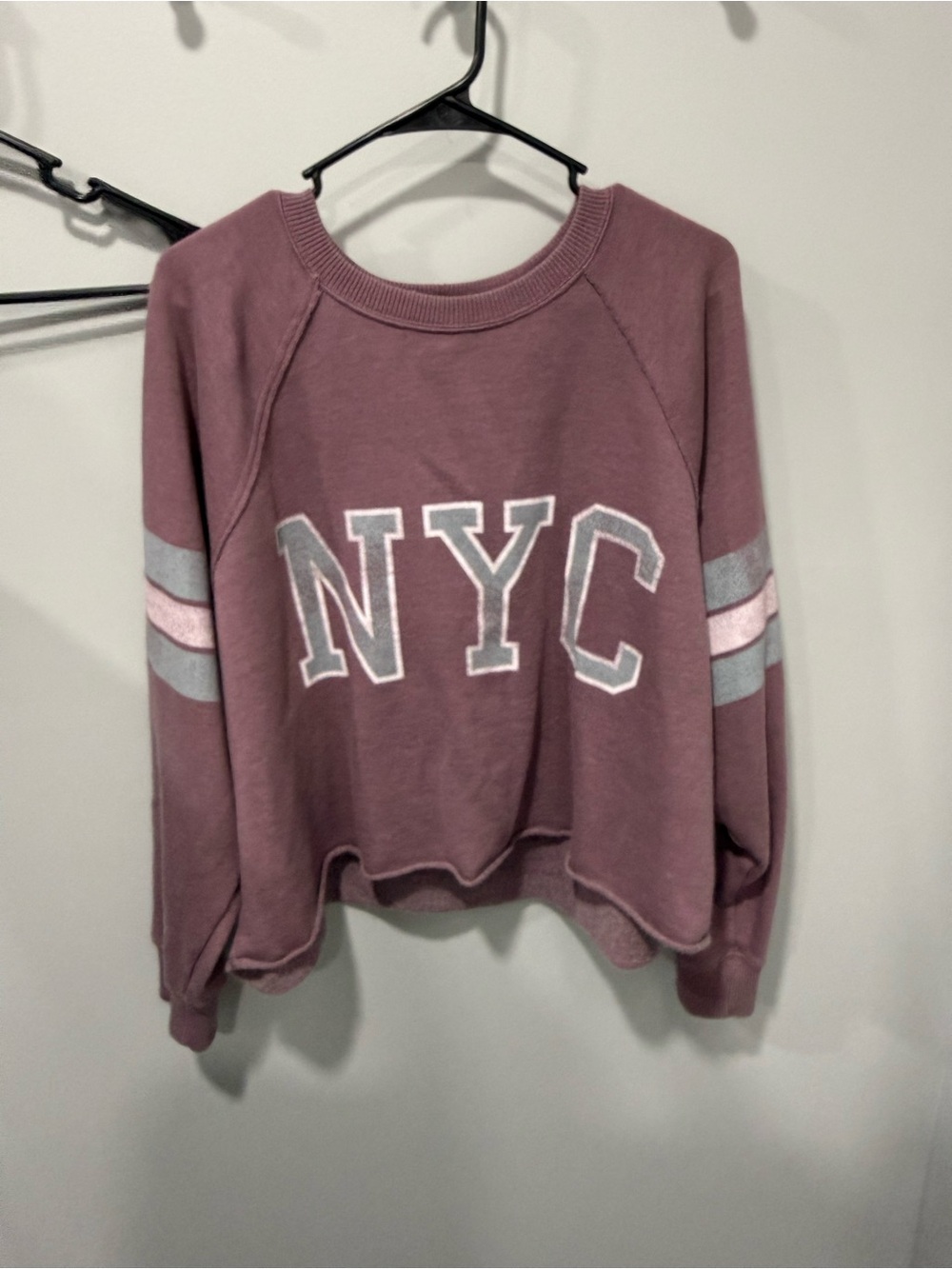 Aerie cropped crewneck nyc size XL